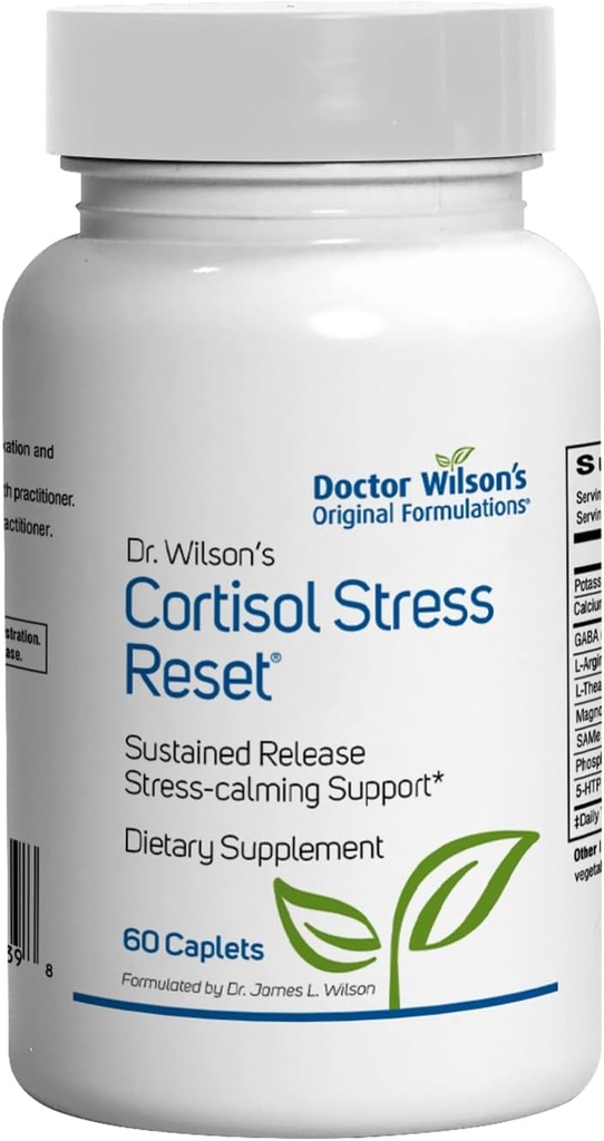 Doktor Wilson'un Orijinal Formülasyonları Cortisol Stresi İntizol, Mood ve Sleep Support 60 caplets