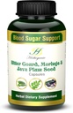 HERBOGANIC Bitter Gourd Moringa και Java Plum Seed Capsules 
