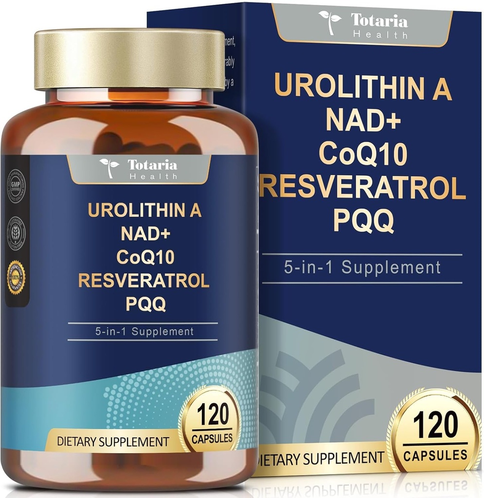 Totaria Urolithin NAD+, CoQ10, Resveratrol