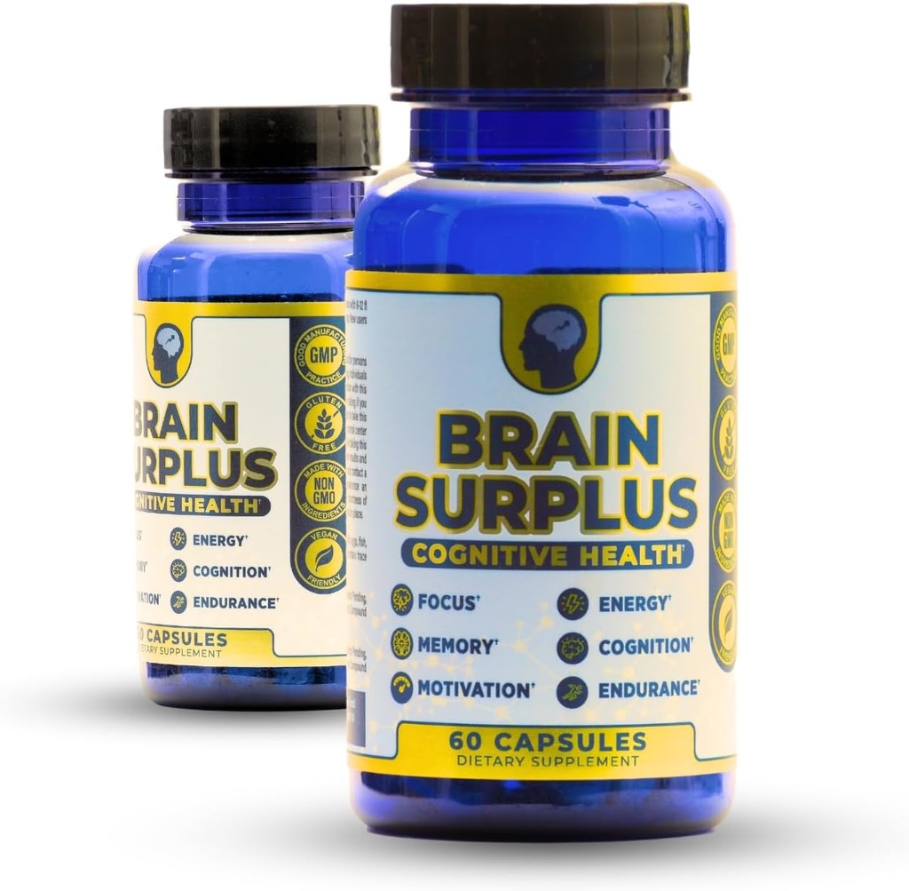 Nootropic συμπλήρωμα για τη μνήμη, εστίαση, ενέργεια: με λιοντάρια Mane, Ginkgo Biloba, Alpha GPC, βιταμίνη B12 μη GMO, Vegan, χωρίς γλουτένη