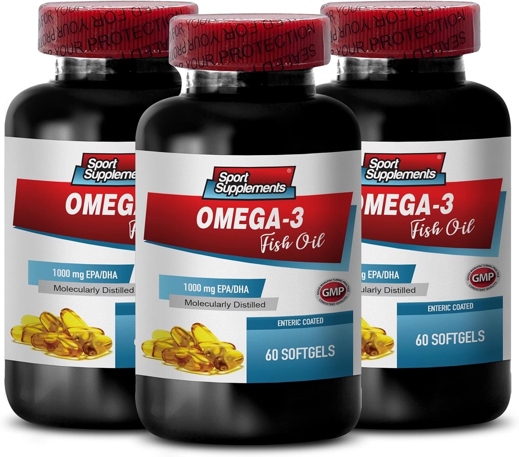 Omega-3 8060 Fish Oil - Fish Oil - Fish Oil Supplements, Fish Oil Omega 3 Supplements, Omega 3 Supplements, Omega 3 Fatty Acid Supplements, Wild Alaskan Fish Oil, Pure Omega 3 Bot 180 Softgels