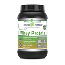 Amazing Formulas Grass-Fed Whey Protein Toz | 25 Grams Protein Tamam | Doğal Tatlıcı ve Flavor | BCAA & EAA | ABD'de Yapılacaklar (2 Lb, Unflavored)
