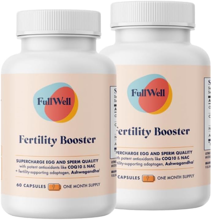 Erkek ve Kadınlar için FullE Ferttitude ATM | Sağlıklı Yumurta Kalitesi, Sperm Motness ve Güçlü | Diyetitian-Former | Ashwagandha, CoQ10 & NAC, 3. Parti Test Edildi, 60 Hizmetler
