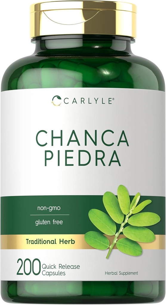 Carlyle Chanca Piedra | 200 Capsules | Non-GMO ve Gluten Free Traditional Herb Formula