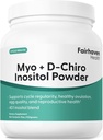 Fairhaven Health Myo-Inositol and D-Chiro Inositol Toz | 40:1 Karşılaştırma | Kadınlar için Sağlıklı Ovarian & Hormon Dengesi* | Kadınlar için Premium Vegan Supplement | Non-GMO | 180 Hizmet