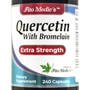 FITO MEDIC'S Lab | Quercetin with bromelain | 240 Capsules | quercetin | bromelain Supplement | quercetin Supplements | Hot Abxia | bromelain.