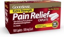 GoodSense Extra Strength Pain Relief - Acetaminophen Caplets 500 mg - Headache, Muscle Ache, Arthritis Relief, 100 Count Count
