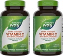 Nature's Way Extra Strength(1) Βιταμίνη C με Βιοφλαβονοειδή, Υποστηρίζει την Ανοσολογική Υγεία*, Προάγει την Παραγωγή Κολλαγόνου για Υγιές Δέρμα *, 1.000 mg ανά Καψάκιο, 250 Κάψουλες Βέγκαν (Packaging May Vary)