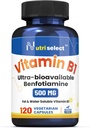B1 500MG, 120 Capsules, Non-GMO, Vegan, Gluten Free, Benfotiamine