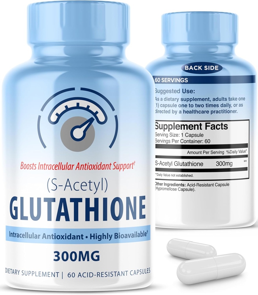 S- Acetyl L-Glutathione 300mg – 60 Καψάκια Αντιοξειδωτικής Υποστήριξης