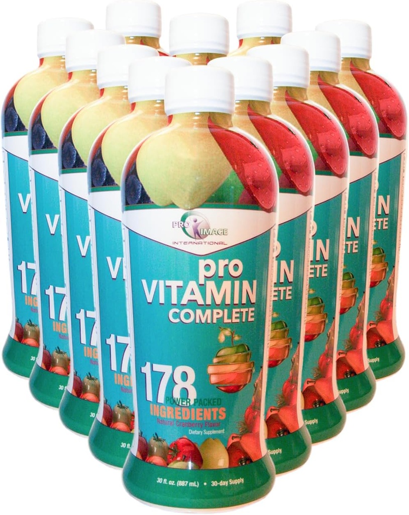 12-30 Oz Μπουκάλια Pro Βιταμίνη Πλήρης Υγρή Βιταμίνη