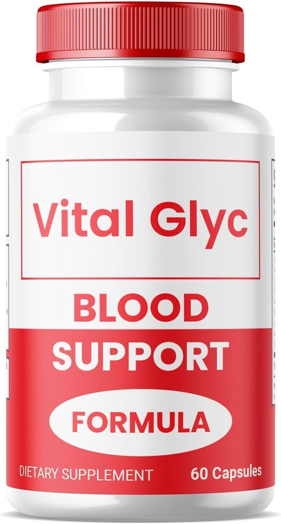 (1 Pack) Vital Glyc Capsules - Resmi Kan Destek Formula, Vital Glyc Blood Gemi Temiz, Vital Glyc Glyco Optimizer Pills, Supports General Health & Wellness, Vital Glyc Toz (60 Capsules)