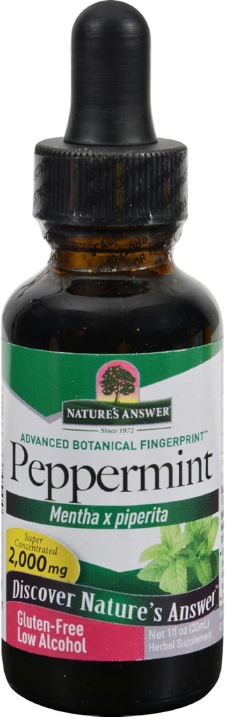 Nature?s Απάντηση Peppermint Leaf Mentha x Piperita Γλουτένη Δωρεάν συμπλήρωμα βοτάνων Υποστηρίζει Υγιεινή Πεπτικό λειτουργία * ? 1 FL Oz