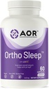 AOR, Ortho Sleep, Βελτιώνει τον συνολικό ύπνο και βοηθά με Jet lag, Φυσικό συμπλήρωμα με GABA, μελατονίνη, L-Θεανίνη, Vegan, 30 εξυπηρετούν (60 κάψουλες)