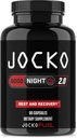 Jocko Καύσιμο Καλή Νύχτα Φυσική Βοήθεια για τον Ύπνο για Ενήλικες - χάπια ύπνου για την ανάπαυση & την αποκατάσταση, Μη-Habbit που αποτελούν με ταρτάρ Cherry Extract, L-Θεανίνη, Λεβάντα, και Λεμονό Balm (90 κάψουλες) Συσκευασία Μαΐου Vary