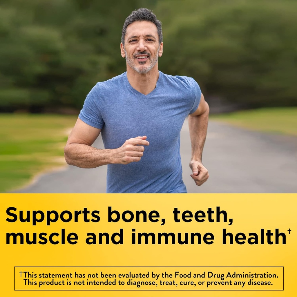 Nature Made Maximum Strength Vitamin D3 10000 IU (250 mcg), Συμπλήρωμα Διατροφής για την υποστήριξη της υγείας των οστών, των δοντιών, των μυών και του ανοσοποιητικού, 60 Softgels, 60 Day Supply (Pack of 2)