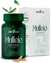 KIKI Green Mulleio Lung Health Capsules: Vegan Herbal Supplement for Cleanse, Better Function, Respiratory Support - Mullein, Cordyceps, Schisandra - 90 Count for Daily Use