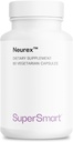 Supersmart Neurex (Advanced Formula) - Yüksek Potency Brain Supplement - Ginkgo Biloba, Bacopa Monnieri, GPC, Huperzine A | Non-GMO & Gluten Free - 60 Vegetarian Capsules