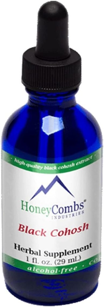 ΜέλιCombs Black Cohosh Liquid Extract – συμπλήρωμα βοτάνων για την ευεξία των γυναικών – Ψυχρή, χωρίς αλκοόλ, 1 fl oz
