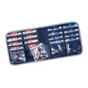 Lewis N. Clark AM/PM Katladı Pill Organizer + Tamam Case for OTC Medicine, Navy