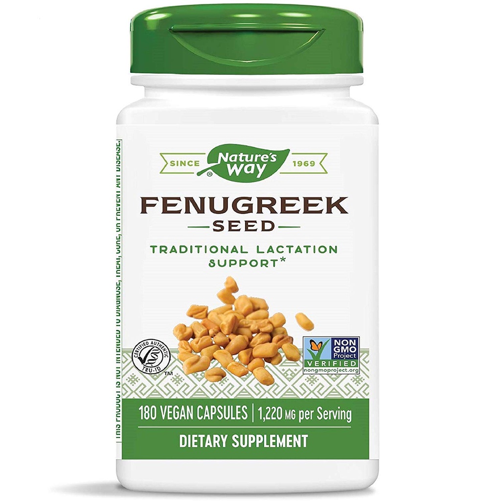 Ο Δρόμος της Φύσης Σπέρματα Φενουgreek 610 mg, 180 κάψουλες