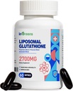 2700 MG Liposomal Glutathione Supplement, Max Abxia, Active Form L Glutathione reductase (GSH), Hyaluronic Acid, Resveratrol, Güçlü Antioksi, Sağlık Aging, 60 Softgels