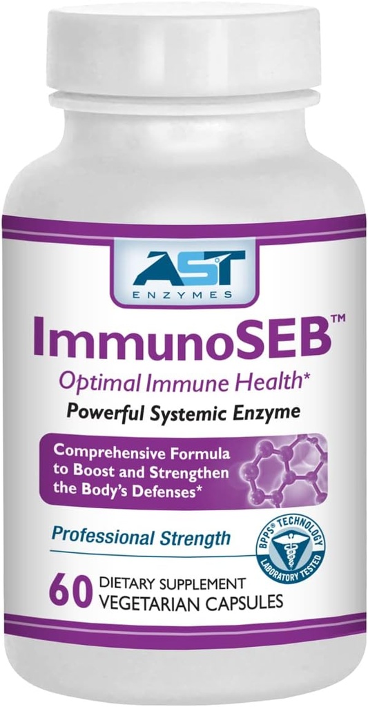 ImmunoSEB 60 Vegetarian Capsules - Immune Health - Systemic Enzymes