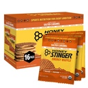 Μέλι Stinger Βιολογική Γλουτένη χωρίς αλάτι Caramel Waffle, Ενέργεια Stroopwafel για την άσκηση, αντοχή και απόδοση, Αθλητική Διατροφή για το Σπίτι & Γυμναστήριο, Προ & Post προπόνηση, Κουτί των 16 Βάφλες, 16.96 Oz