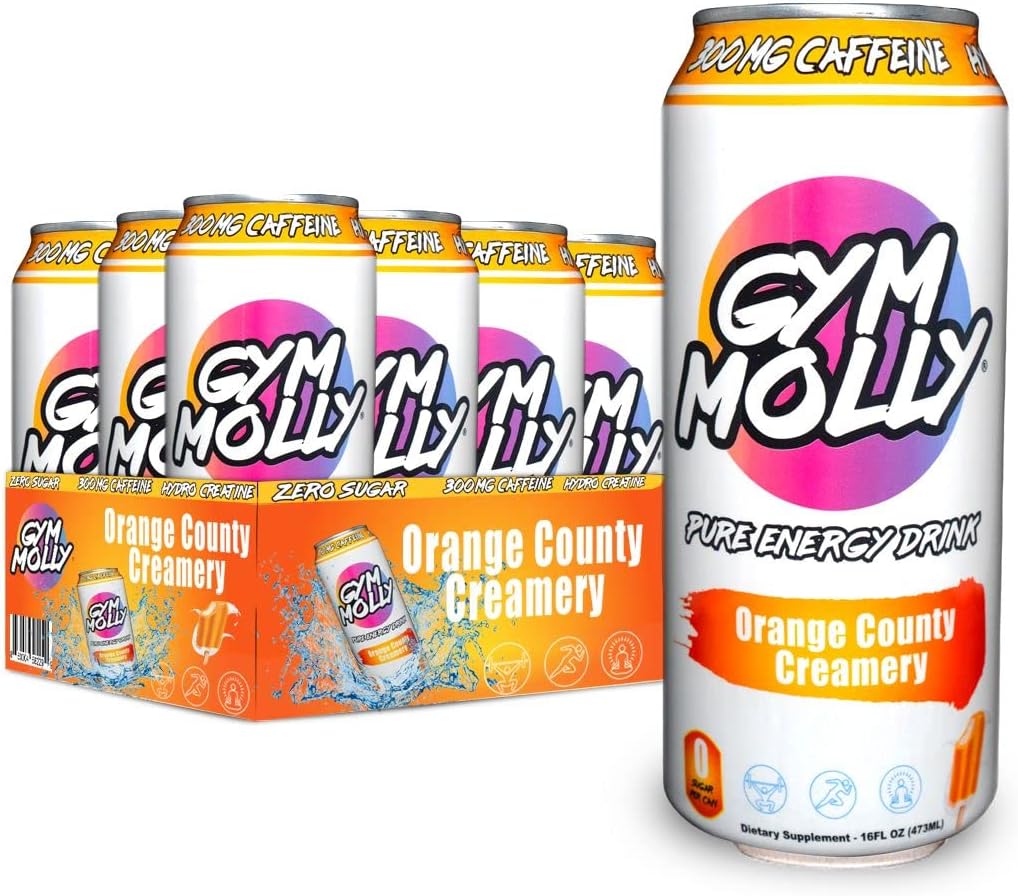Γυμναστήριο Molly Orange County Creamery Energy Drink Cans 