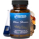 Nutricel M Ramsey Blue Capsules with Mushroom Extracts: Lion's Mane, Reishi, Cordyceps, Chaga, Shiitake, Türkiye Tail - Trusted Made in America Brand - 7mg (USP Referans Compliant) (60ct)