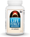 Source Naturals Life Force multiple Daily Multivitamin High Potency Essential Vitamins, Mineraller, Antioksis & Nutrients - Energy & Immune Boost* - 60 Capsules