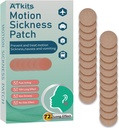 40PCS Motion Sickness Patches, Anti Nausea Sea Sickness Patch for Cruise, No Effects for Car and Boat Rides, Ships, Cruise and Airplane & Other Forms of Transport - for Adults and Kids (40PCS)