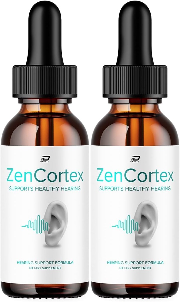 ZenCortex Tinnitus Ear Drops - ZenCortex 24, Zen Cortex Liquid Drops, ZenCortex Yorumlar, ZenCortex Drops for Ear Relief (2 Pack - 2 Moon Supply)