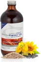 Enerji İlk Omega Energy Oil - Omega 3 & 6 Supplement with Flaxseed, Sunflower, Sesame & Kabak Tohum Petrol, Vegan Antioksi & 12oz