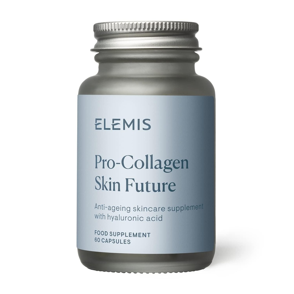 ELEMIS Pro-Collagen Skin Future Supplements, Daily Ingestible The Look of Fine Lines & Wrinkles, Supports Hydration & Elasticity, 60 Capsules
