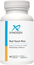 XYMOGEN Red Yeast Rice - Non-GMO Red Yeast Rice Supplement to help maintain alreadyhealth Blood Lipid + Cholesterol Levels - Cardiovascular Support - Tested Citrinin-Free (60 Capsules)