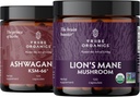 TRIBE ORGANICS NOOTROPIC Duo - KSM66 Ashwagandha + Mane Organic Lion's - Πέρα από την εστίαση, την ευαισθητοποίηση του μυαλού και την υγεία του μυαλού