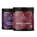 TRIBE ORGANICS NOOTROPIC Duo - KSM66 Ashwagandha + Organik Aslan'ın Mane - Odanın Ötesinde, Zihinsellik ve Zihin Sağlığı