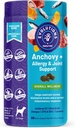 NaturVet Evolutions Anchovy + Alerji & Ortak Destek Köpekler için 90ct Soft Chews - Anchovy Oil, Bone Broth - Normal Histamine Seviyelerini Sağlamak Yardım - Normal Inflammatory Cevap Yardım