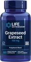 Life Extension Grapeseed Extract, C,uba, resveratrol, polifenols, Cardiovascular Health, antioksidan Koruma, Gluten-Free, Non-GMO, Vegetarian, 60 Capsules