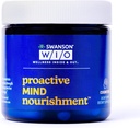 Swanson WIOTM Proaktif Zihin NourishmentTM Herbs, Brain Health, Better Memory, NeuroFactor® + Sharp-PS®, B Vitamins, Gluten-Free, Vegan, mental Wellness, 30 Veggie Capsules (30-Day Supply)