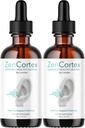 LIVORKA ZenCortex Drops, Ear Health için sıvı Supplement, 60 Gün boyunca 2 Şişe - 2 Paket