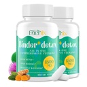 15in-1 Detox Binder, Aktif Charcoal, Zeolit & Bentonite Clay, Chlorella, 1500 MG Detox Supplement maximum Absorbent, Liver Gut Digestive Detox Cleanse, 180 Vegan Capsules
