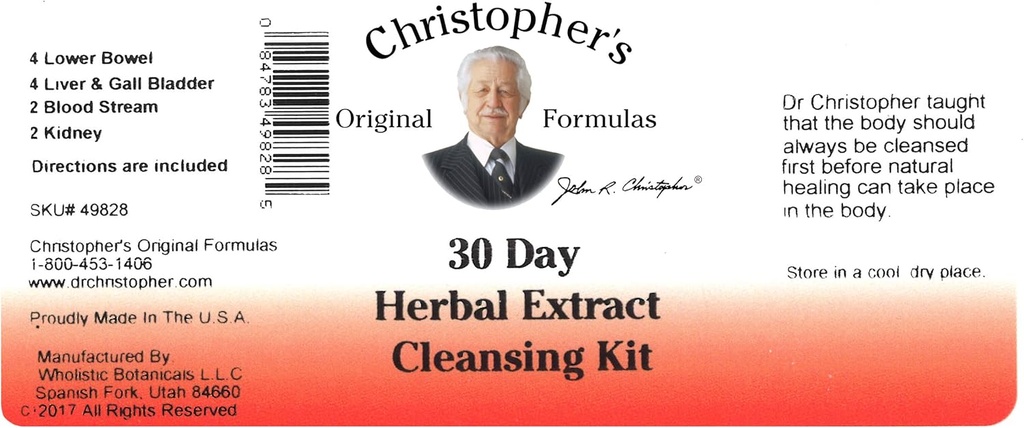 Dr. Christopher Herbal Cleansing Κιτ Εκχυλίσματος
