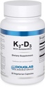 Douglas Laboratories K2-D3 με Ασταξανθίνη - Αντιοξειδωτική Υποστήριξη για Οστά, Ανοσοποιητική Λειτουργία & Αγγειακή Υγεία* - Με Μενακινόνη-7 & D Βιταμίνη - 30 Καψάκια Χορτοφαγικής