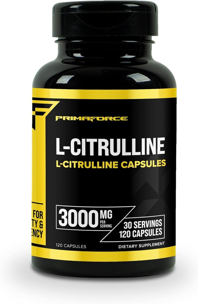 Primaforce L-Citrulline 3000 mg, 120 Capsules, 30 Hizmet