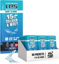 LPS Liquid Collagen & Whey Protein Supplement - Μη-GMO Drink, Sugar-Free - Προάγει το υγιές δέρμα & τα μαλλιά για άνδρες & γυναίκες, Ουδέτερη, Ενιαία Σερβίρισμα (50 πακέτα)