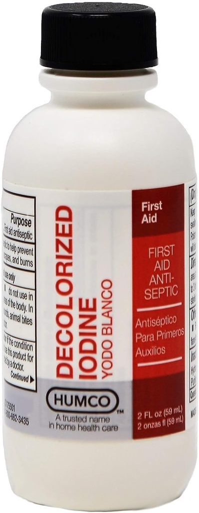 Ιωδιούχα Βάμμα (Αποχρωματισμένο ιώδιο) 2 oz (πακέτο του 2)