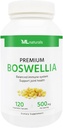 ML Naturals Premium Boswellia, 120 κάψουλες λαχανικών (65% Boswellic Acids). Υγιής Κοινή Υποστήριξη. Μη ΓΤΟ, NSF-Certified & cGMP- Compliant