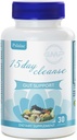15 Gün Temiz, Gut ve Kolon Desteği, Senna ile Kadınlar ve Erkekler için Gelişmiş 15 Gün Gut Cleanse Detox, Cascara Psyllium Husk & Sagrada, 30 Count